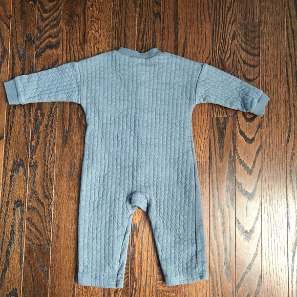Disney Baby Boys 3-6M Blue/Gray Quilted Onesie w/Embroidered Mickey - EUC! - Picture 6 of 7